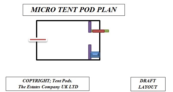 Micro tent pod